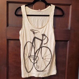 J Crew bicycle Tank Top - Size Medium